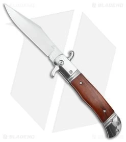 9" Bolster Release Automatic Knife Rosewood (4.12" Satin)