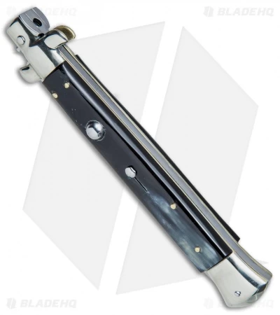 AGA Campolin 11" Picklock Automatic Italian Stiletto Dark Horn (5" Satin) 2017 - Image 2