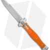 AGA Campolin Zero Italian Leverlock Automatic Orange G-10 (3.75" Stonewash)