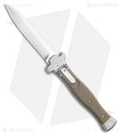 AGA Campolin Zero Reverse Tanto Leverlock Automatic Green G-10 (4" Satin)