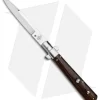AGA Campolin 11" Frosolone Bayonet Stiletto Automatic Knife Cocobolo (5" Satin)