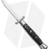 AKC Swinguard 10" Auto Italian Bayonet Stiletto Sim Dark Horn (4.25" Satin)