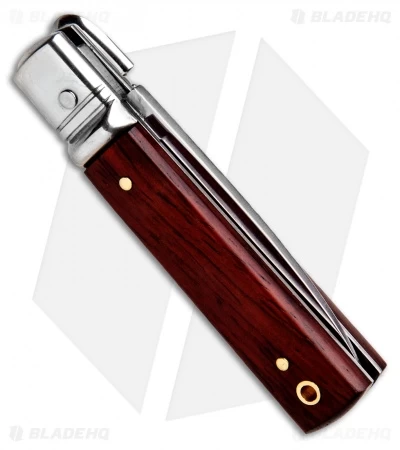 AKC Classic 6" Lever Lock Automatic Italian Knife Cocobolo (2.25" Satin) - Image 3