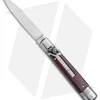 AKC 7.75" Slimline Lever Lock Automatic Knife Cocobolo (3.3" Satin Flat)