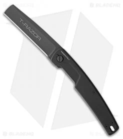 Extrema Ratio T Razor Liner Lock Knife Black Aluminum (3.75" Black)