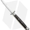 Frank B 11" Italian Stiletto Swinguard Automatic Ebony (5" Satin Bayonet)