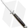 Frank B 11" Italian Stiletto Swinguard Automatic Ebony (5" Satin Dagger)
