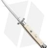 Frank B 11" Italian Stiletto Swinguard Dagger Knife Sim Ivory (5" Satin)