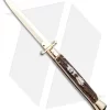 Frank B 11" Italian Stiletto Swinguard Bayonet Knife Stag (5" Gold)
