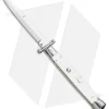 Frank B. 11" Italian White Pearlex Tactical Swinguard (5.75" Satin Bayonet)