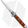 Frank B 9" Italian Stiletto Automatic Bayonet Knife Cocobolo (4" Satin)