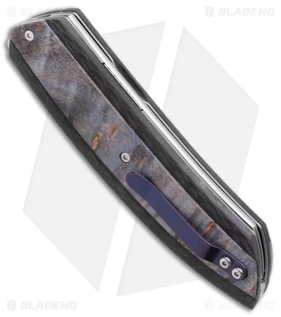 Maserin AM5 Sport Knife Blue Maple Carbon Fiber (3.25 Satin) 375RB - Image 3