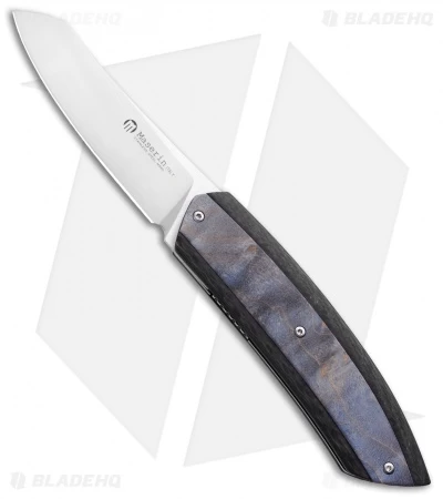 Maserin AM5 Sport Knife Blue Maple Carbon Fiber (3.25 Satin) 375RB