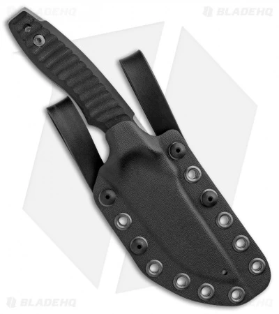 Maserin L.E.O. Fixed Blade Knife Black G-10 (4.25" Stonewash) - Image 3