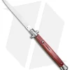 SKM 13" Italian Stiletto Automatic Knife Pakkawood (5.7" Satin)
