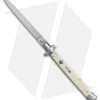 SKM AB 13" Italian Stiletto Automatic Knife Sim. Ivory (5.7" Satin Flat)