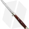 AGA Campolin 13" Snake Wood Automatic Knife Italian Stiletto (Bayonet Plain)