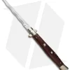 AGA Campolin 13" Snake Wood Automatic Knife Italian Stiletto (Kriss Plain)