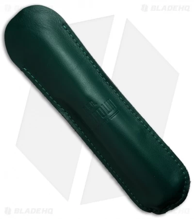 AGA Campolin 13" Swinguard Automatic Knife Brass/Stag Horn (5.75" Satin Bayo) - Image 3