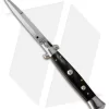 AGA Campolin 10" Brazilian Horn Picklock Stiletto Automatic Knife -Bayonet