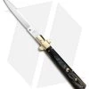 AGA Campolin 11" Frosolone Pick Lock Stiletto Automatic Knife Brass