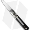 AKC Classic 6" Lever Lock Automatic Italian Knife Dark Horn (2.5" Polish) F17