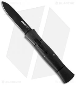 AKC 007 Concord OTF Automatic Knife Black (2.75" Black Flat)
