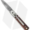 AKC Classic 6" Lever Lock Automatic Italian Knife Snakewood (2.5" Damascus)