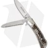 AKC Speed Hunter 2 Blade Automatic Italian Knife Stag Horn (3" Polish)