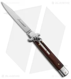 AKC Leverletto 9" Lever Lock Automatic Italian Knife Cocobolo (4" Satin)