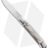 AKC Classic 8" Lever Lock Automatic Italian Knife Honey Horn (3.2" Polish Flat)