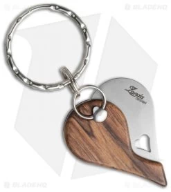 LionSteel LionBeat Folding Keychain Knife Santos Wood (1.125" Satin)