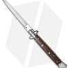 Frank B 11" Italian Stiletto Dagger Automatic Knife Cocobolo Wood (5" Satin)