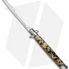 SKM 13" Italian Stiletto Automatic Knife Bumblebee Mosaic Acrylic (Bayonet)